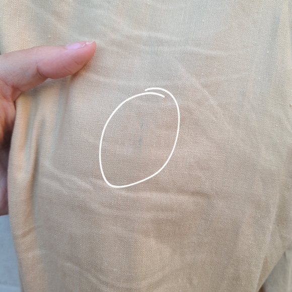 Derek Lam 10 Crosby | Sergio Linen Blend High Waist Wide Leg Pants Size 6 - Picture 8 of 11